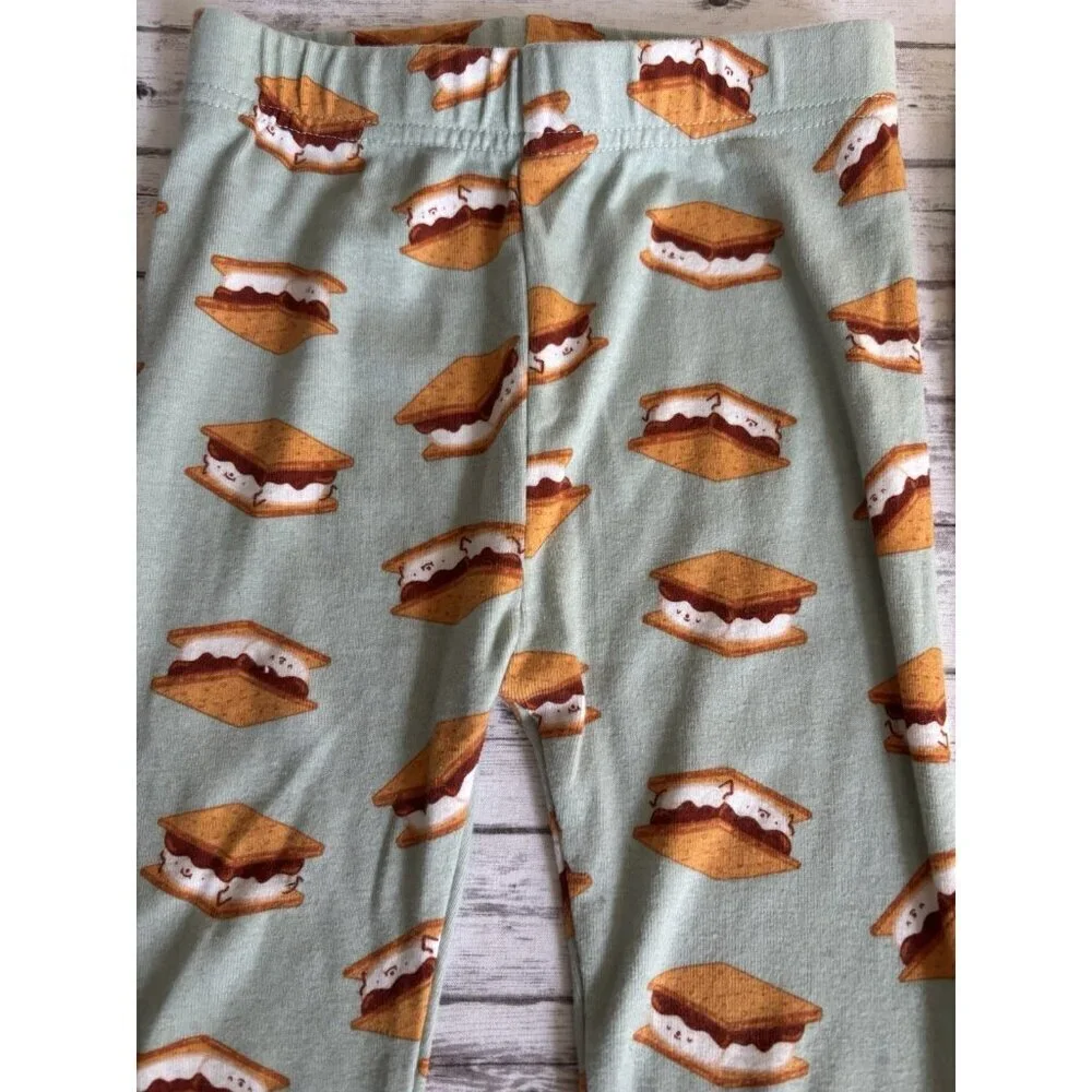 Old Navy Toddler Snug-Fit PJ Pajama‎ Top & Pant Lot, Christmas S’mores 4T